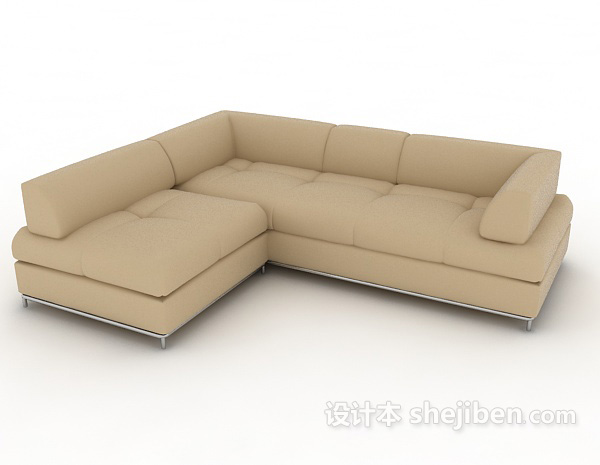 现代风格家居常见多人沙发3d模型下载