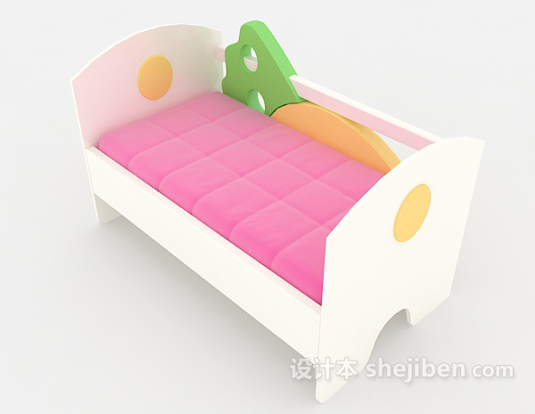 设计本可爱儿童床3d模型下载
