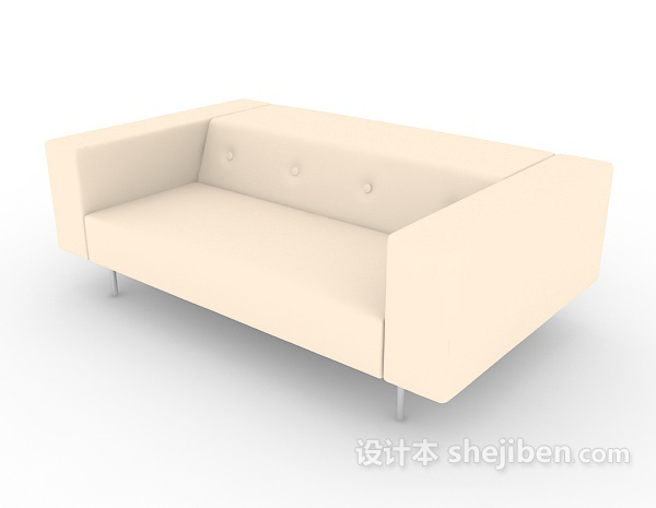 免费简约现代感沙发3d模型下载
