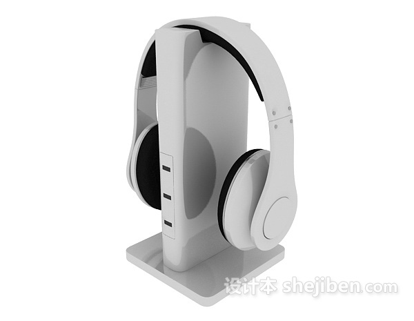 设计本音乐耳机3d模型下载
