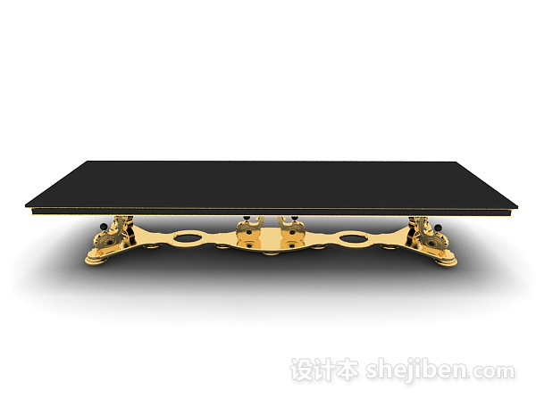 欧式风格欧式家居高档餐桌3d模型下载