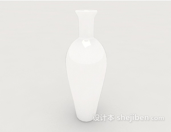 现代风格家庭花瓶摆设品3d模型下载