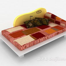 儿童休闲床3d模型下载
