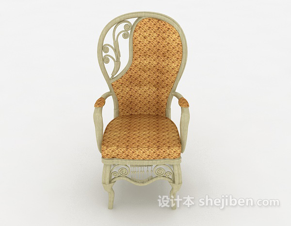 欧式风格欧式高档家居椅3d模型下载