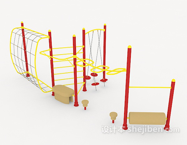 设计本游乐场设备器材3d模型下载
