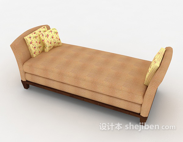 免费现代单人躺椅沙发3d模型下载