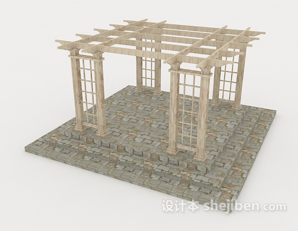 现代风格房屋架构3d模型下载