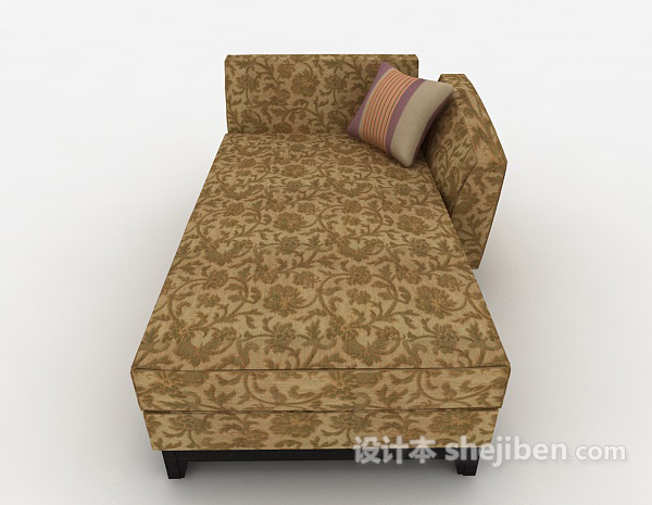 现代风格时尚休闲单人沙发3d模型下载