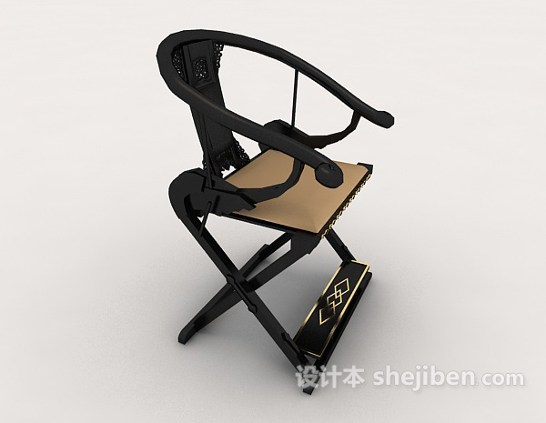 设计本重视古老家居椅3d模型下载