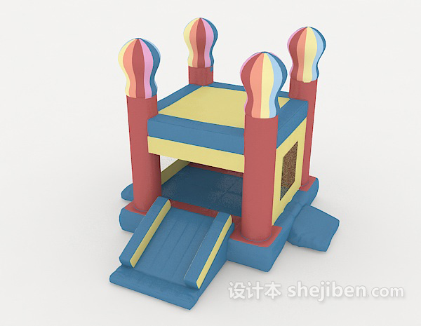 现代风格儿童玩具房3d模型下载