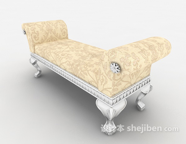 设计本欧式贵妃躺椅3d模型下载