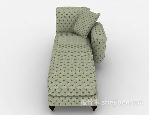 免费现代简约躺椅3d模型下载