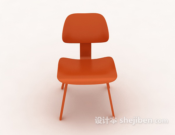 现代风格儿童椅子3d模型下载