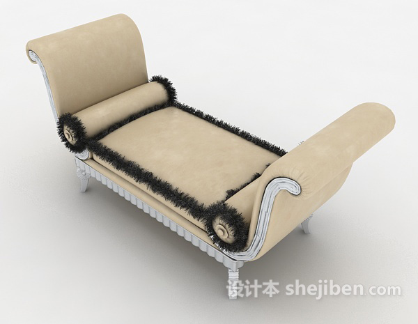 设计本欧式家居沙发3d模型下载