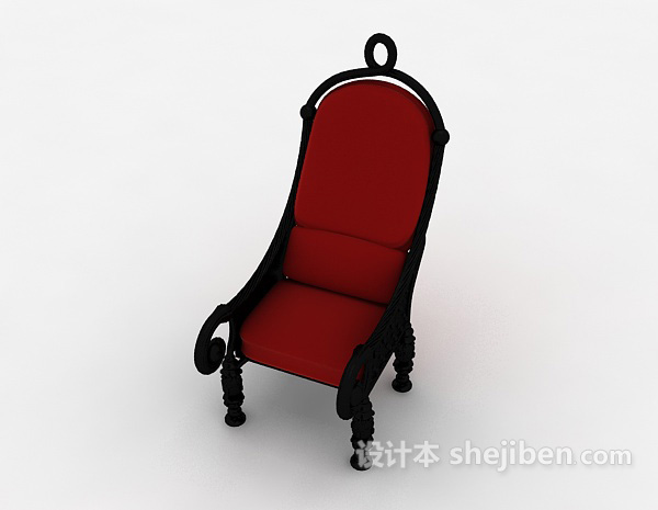 免费欧式特色家居椅3d模型下载