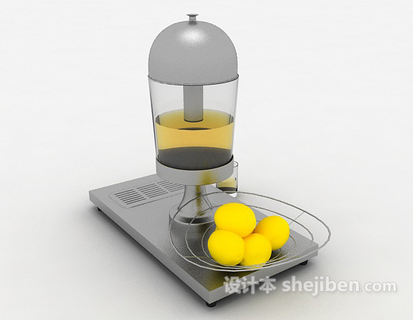 免费家庭榨汁机3d模型下载