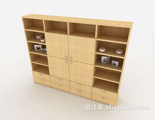 家庭实用储物柜3d模型下载