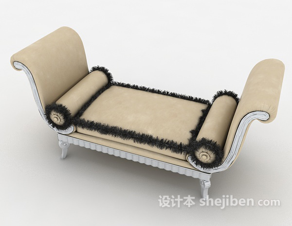 免费欧式家居沙发3d模型下载