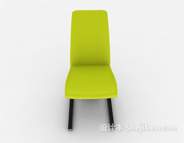 现代风格绿色现代风格休闲椅3d模型下载