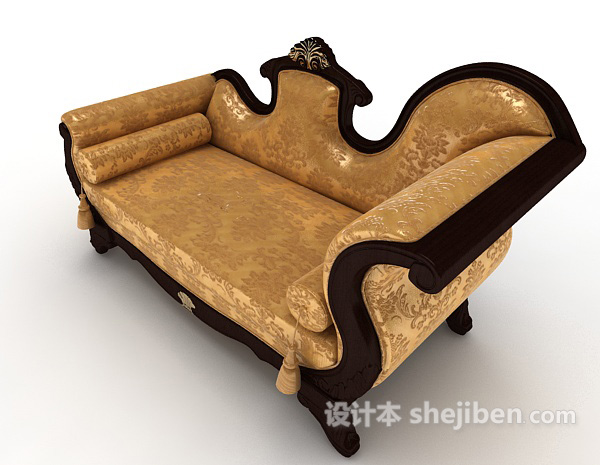 设计本休闲躺椅沙发3d模型下载
