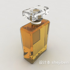 玻璃时尚香水瓶3d模型下载