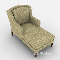 单人沙发躺椅3d模型下载