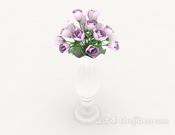 欧式风格欧式花瓶摆设3d模型下载