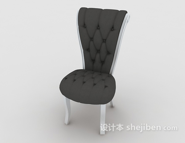 免费简约梳妆椅子3d模型下载