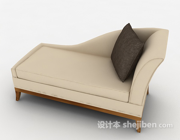 免费单人躺椅沙发3d模型下载