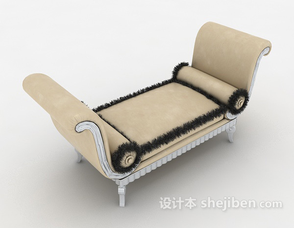 欧式家居沙发3d模型下载