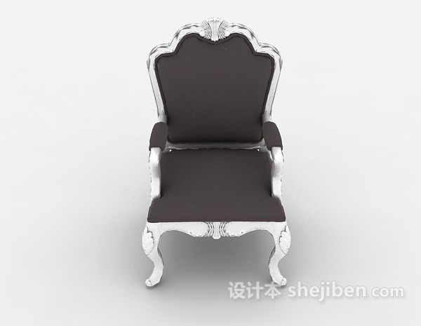 欧式风格欧式豪华餐椅3d模型下载