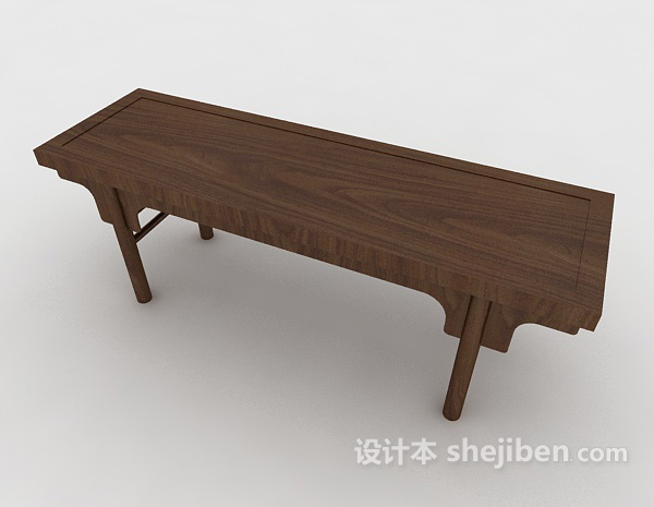 免费中式传统餐椅3d模型下载