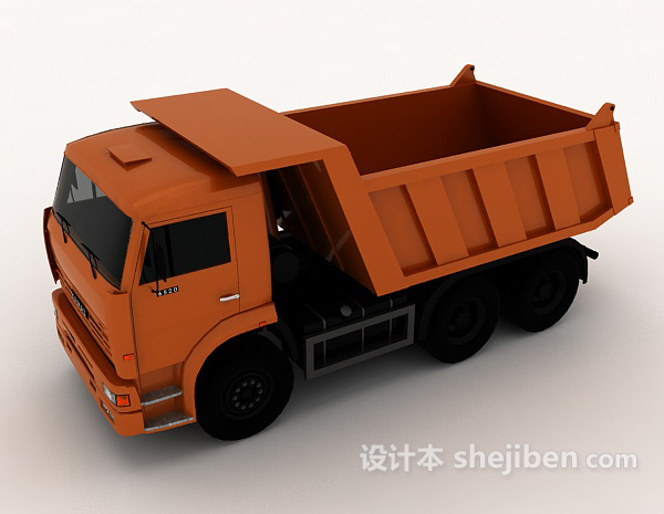 设计本货物运输车3d模型下载