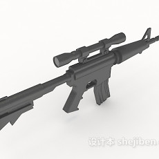 军事机枪3d模型下载