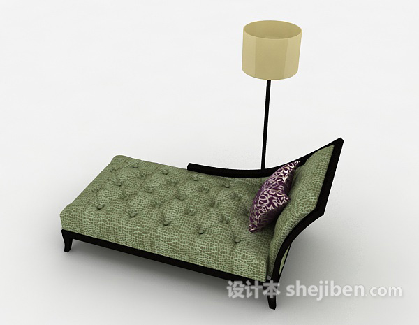 免费单人休闲躺椅3d模型下载