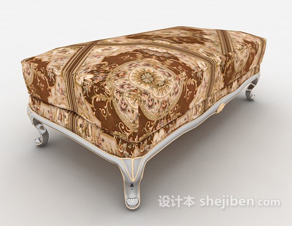 设计本欧式花纹家居休闲椅3d模型下载
