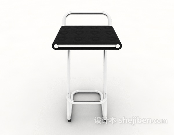 现代风格休闲高脚凳3d模型下载
