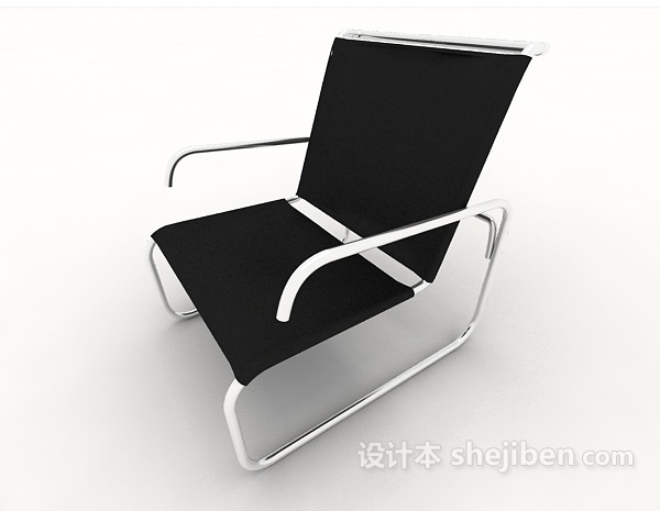 简洁办公椅3d模型下载