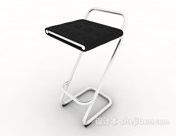 休闲高脚凳3d模型下载
