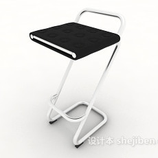 休闲高脚凳3d模型下载