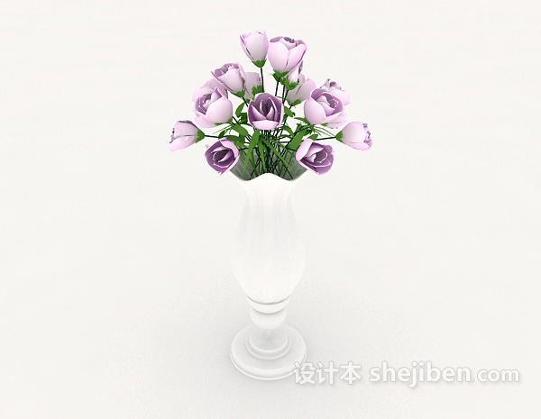 欧式花瓶摆设3d模型下载