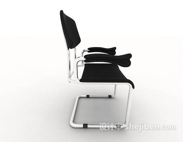 设计本扶手简约办公椅3d模型下载