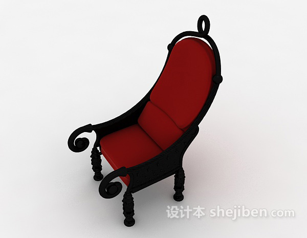 设计本欧式特色家居椅3d模型下载