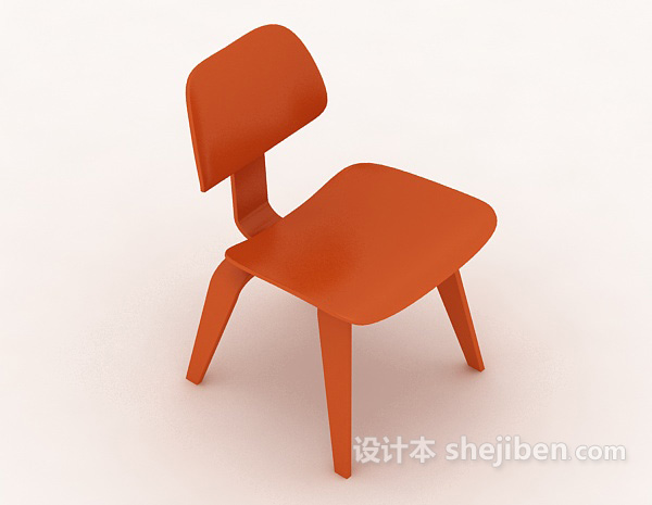 设计本儿童椅子3d模型下载