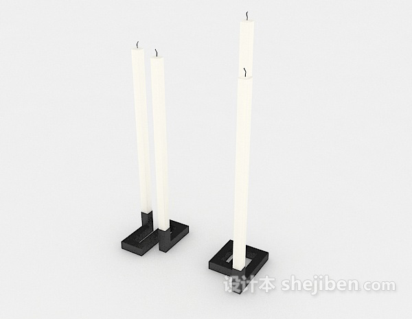 免费家庭照明蜡烛3d模型下载