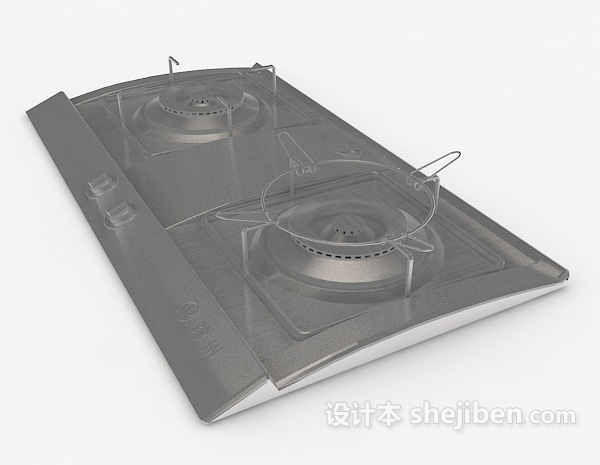 设计本厨房燃气灶3d模型下载