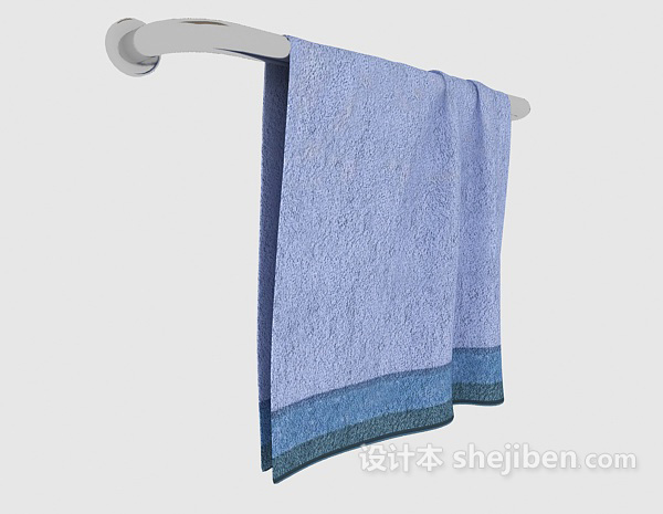 设计本家居浴室毛巾架3d模型下载