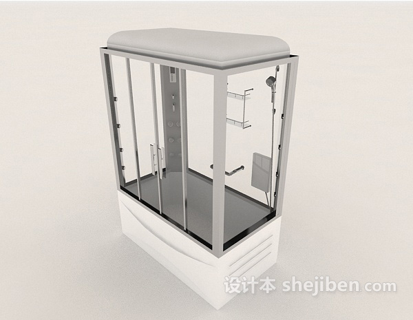玻璃沐浴房3d模型下载