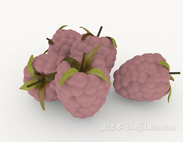 现代风格草莓3d模型下载