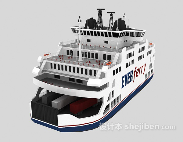 免费轮船3d模型下载
